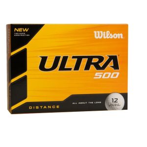 LOGO GOLF BALLS - WILSON ULTRA 500 WHITE